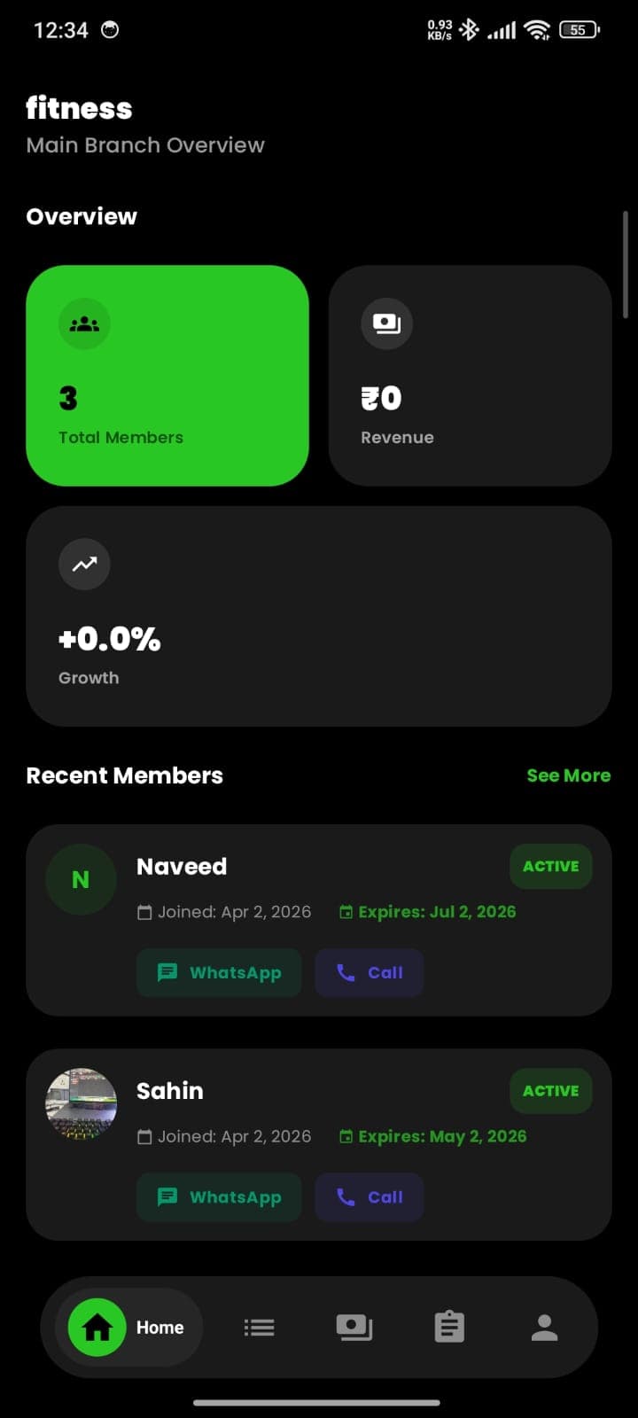 Gym Management Ecosystem screenshot 1